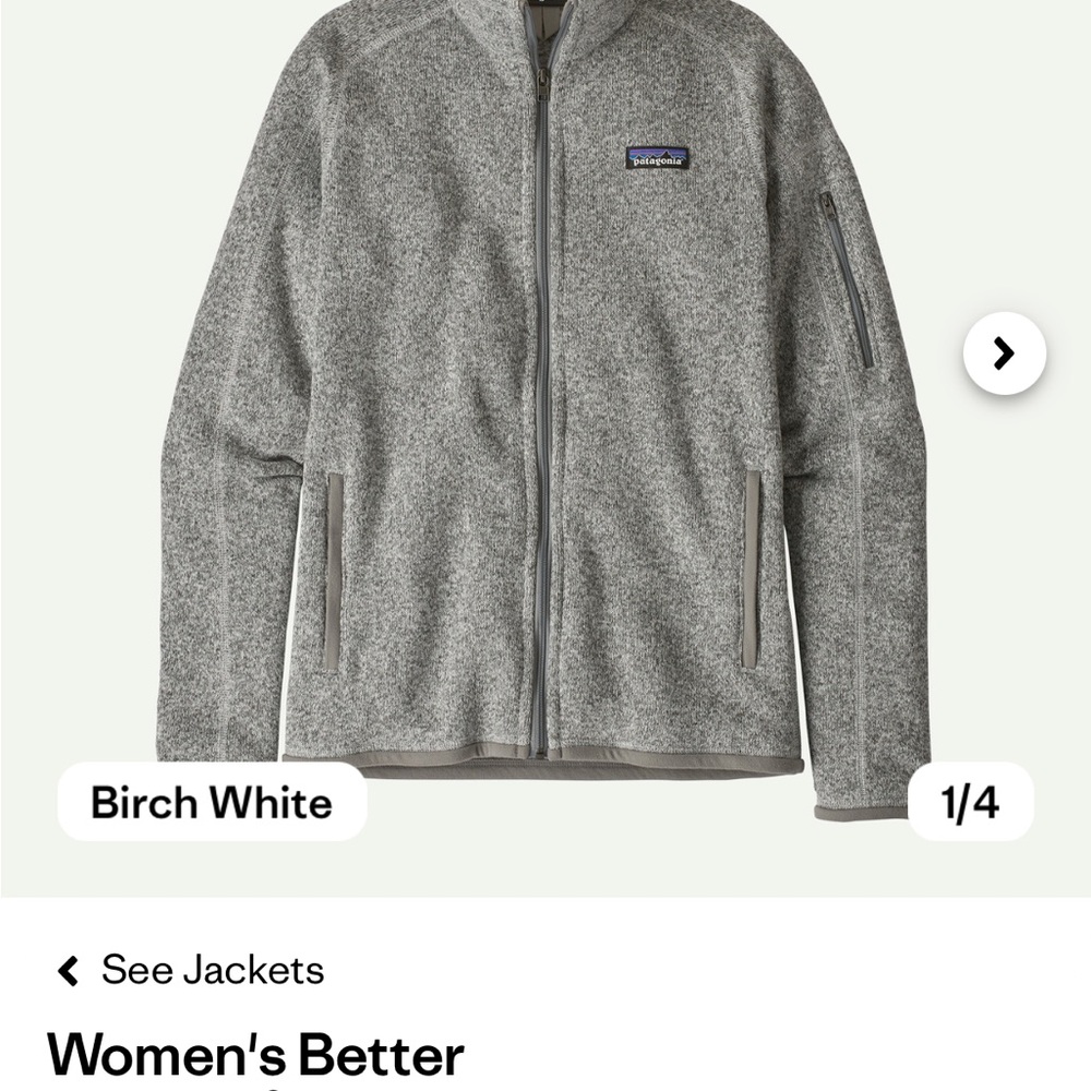 Patagonia Women's Better Sweater Jacket - Birch White